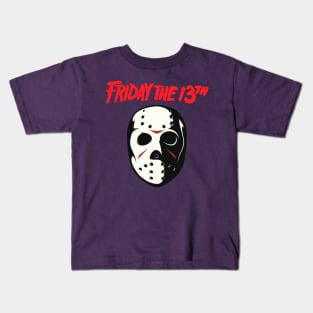 Friday the 13 (Jason mask) Kids T-Shirt